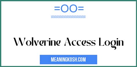 wolverine access login